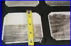 Lot of 4 Vintage 1927 B&W Photos of USS S-20 USS Gannet Mare Island Navy Yard