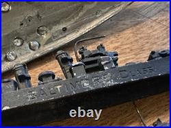 Lot of 5 Scale Lead, Pewter Waterline US Navy Ships Battleships Vintage Military