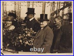 Lot of Five (5) LARGE WWI WW1 photos BB-46 USS Maryland Launch 3/20/1920