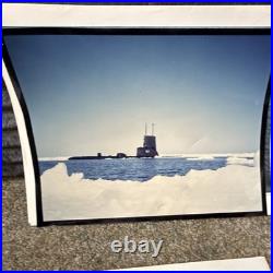 Lot of U. S. Navy Submarine Official Photographs with RELEASED Stamp, B&WithColor