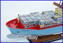 MAERSK TRIPPLE E Class Container Ship 36 Handmade Wooden Model Ship NEW