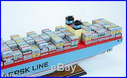 MAERSK TRIPPLE E Class Container Ship 36 Handmade Wooden Model Ship NEW
