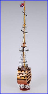 Model Ship Reproduction Hms Victory Boats Sailing Cross Section New Om-18