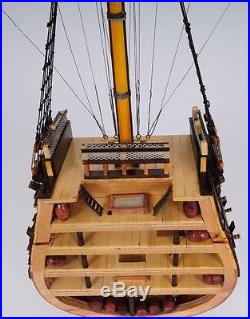 Model Ship Reproduction Hms Victory Boats Sailing Cross Section New Om-18
