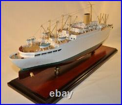 MS STOCKHOLM / ATHENA PASSENGER SHIP LARGE 31.5 FULLY BUILT SHIP MODEL WithSTAND