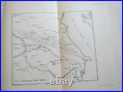 Marine Ship Very Rare Antique Book 75 Photos + 13 Map & Plan 1909