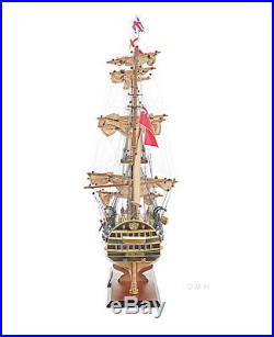 Medium HMS Surprise Tall Ship Wooden Model 27.5 As Seen In Master & Commander