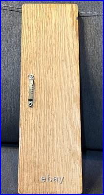 Metal Ship's Plaque, Fish, Wood Backing, Vintage Military