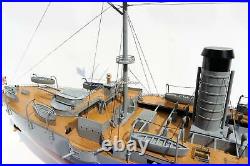 Mikasa Japanese Battleship Handmade Wooden Ship Model 40