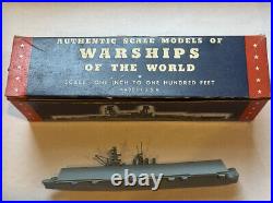 Military model US aircraft carrier saipan 11200 Authenticast Antique