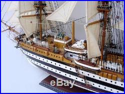 Model Ship Amerigo Vespucci 38 Hand Crafted Wood Fully Assembled