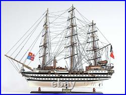 Model Ship Amerigo Vespucci Hand Crafted Wood Fully Assembled