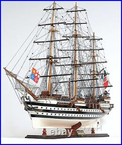 Model Ship Amerigo Vespucci Hand Crafted Wood Fully Assembled