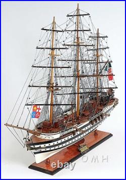 Model Ship Amerigo Vespucci Hand Crafted Wood Fully Assembled