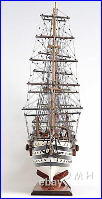 Model Ship Amerigo Vespucci Hand Crafted Wood Fully Assembled