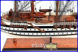 Model Ship Amerigo Vespucci Hand Crafted Wood Fully Assembled
