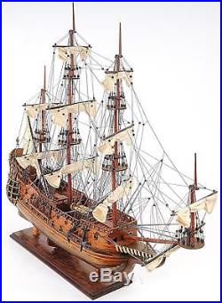 Model Ship Fairfax Boats Sailing Wood Base Wooden 5% Linen Western Red Ce