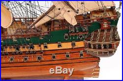 Model Ship Friesland Boats Sailing Western Red Cedar Wood Base 100% Linen