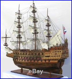 Model Ship Hms Sovereign Of The Seas Monumental Mahogany Brass Rosewood W