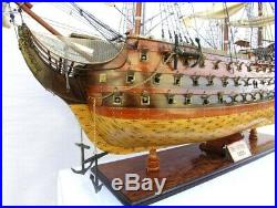 Model Ship Hms Victory XL Chrome Brass Mahogany Rosewood Teak New Plank-o