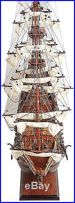 Model Ship Sovereign Of The Seas Boats Sailing Medium Linen Metal Wood Ba