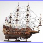 Model Ship Sovereign Of The Seas Boats Sailing Wooden Metal 50% Linen 10%