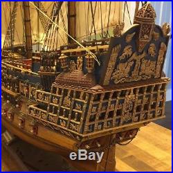 Model Ship Sovereign of the Seas Handmade Wooden Model Fully Assembled