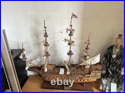 Model Ship Sovereign of the Seas Handmade Wooden Model Fully Assembled New