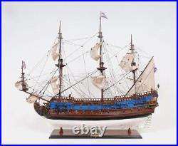 Model Ship Traditional Antique Goto Predestination Black Cream Off-White Blue