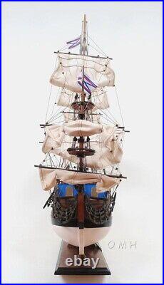 Model Ship Traditional Antique Goto Predestination Black Cream Off-White Blue