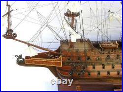 Model Ship Traditional Antique Hms Sovereign Of The Seas Monumental Ros