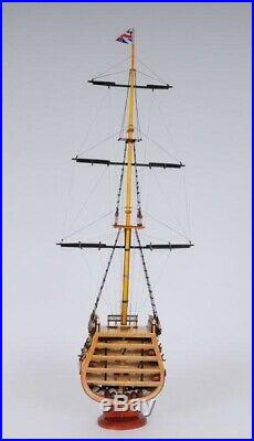 Model Ship Traditional Antique Hms Victory Boats Sailing Cross Section Wo