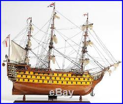 Model Ship Traditional Antique Hms Victory Boats Sailing Painted Western