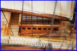 Model Ship Traditional Antique Hms Victory Medium Western Red Cedar Solid