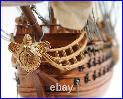 Model Ship Traditional Antique San Felipe Boats Sailing Small Exotic Wood