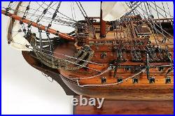 Model Ship Traditional Antique San Felipe Medium Rosewood Mahogany Brass