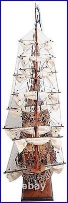 Model Ship Traditional Antique Soleil Royal Boats Sailing Metal Western Red
