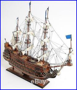 Model Ship Traditional Antique Soleil Royal Medium Mahogany Western Red C