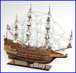 Model Ship Traditional Antique Sovereign Of The Seas Boats Sailing Metal