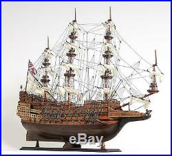 Model Ship Traditional Antique Sovereign Of The Seas Boats Sailing Wood B