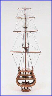Model Ship Traditional Antique Uss Constitution Cross Section Metal Na