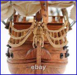 Model Ship Traditional Antique Victory Boats Sailing Small Wood Exotic H