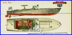 Model of Soviet Armed Motor Boat PG 117. Museum Model. Rare
