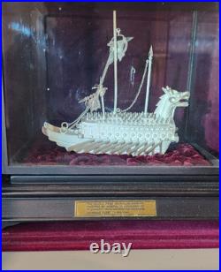 Model of The Worlds First Iron-Clad Warship