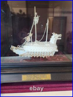 Model of The Worlds First Iron-Clad Warship