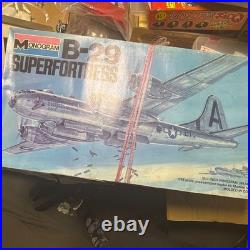 Monogram 1/48 B-29 Superfortress Model Kit USAF Bomber Vintage Unopened JP