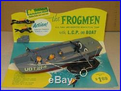 Monogram 4 Star UDT Frogman Boat Factory Built Store Display 1959 MINT
