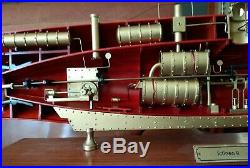 Monturiol Ictineo II Steam Power Submarine Wood Half Model 28 Long Scale Model