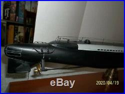 Motion Models Balao Class USS WWII Submarine wood 39 Long display Boat Ship