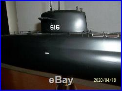 Motion models USS Lafayette submarine SSBN-616 display model boat 3ft long